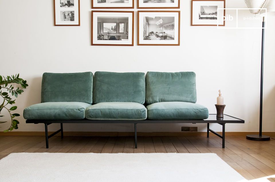 partitie Voor type Bezighouden Fluwelen en marmeren sofa Cathy - Scandinavisch vintage | pib