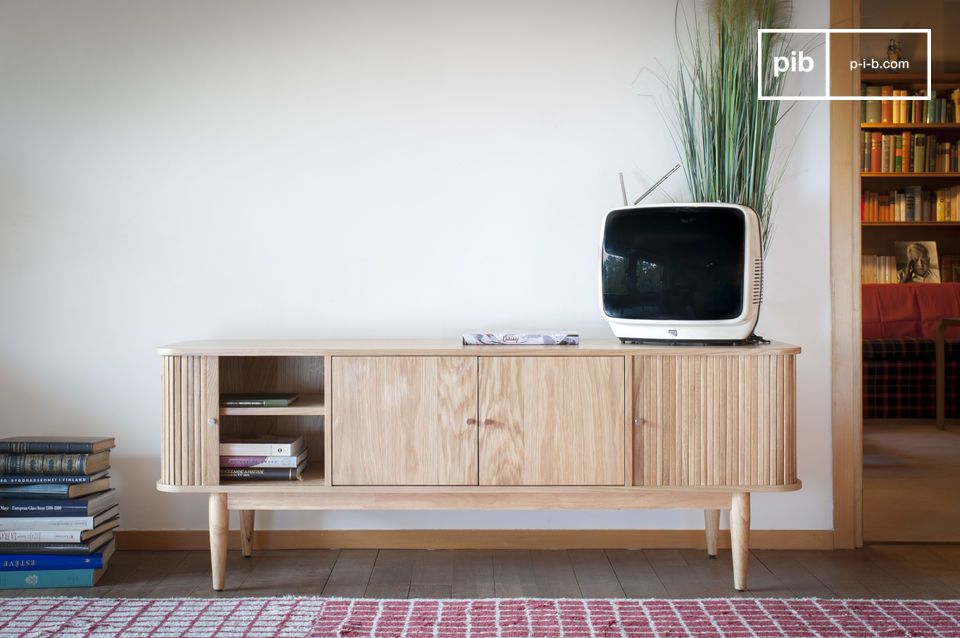 Bekwaamheid grote Oceaan Identificeren Ritz gordijn tv meubel - met houten schuifluiken | pib