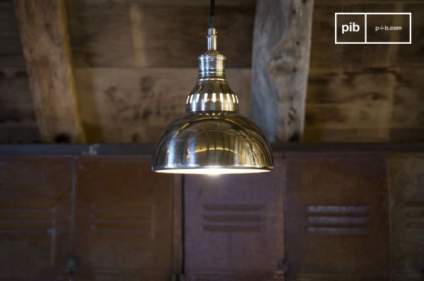 Gevoelig voor vastleggen straal Zilveren hanglamp Olonne - chique industriële uitstraling | pib